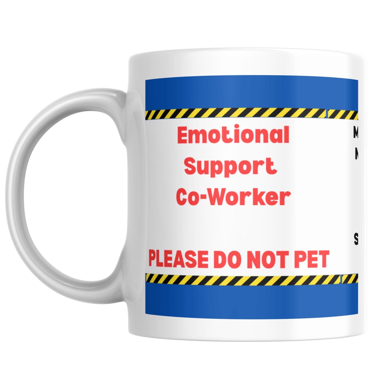 Funny Office Gift, Emotional Support Co-Worker, Secret Santa Gift Mug, Work Bestie Gift, Work Wife Gift, Work Mug for Office Bestie
