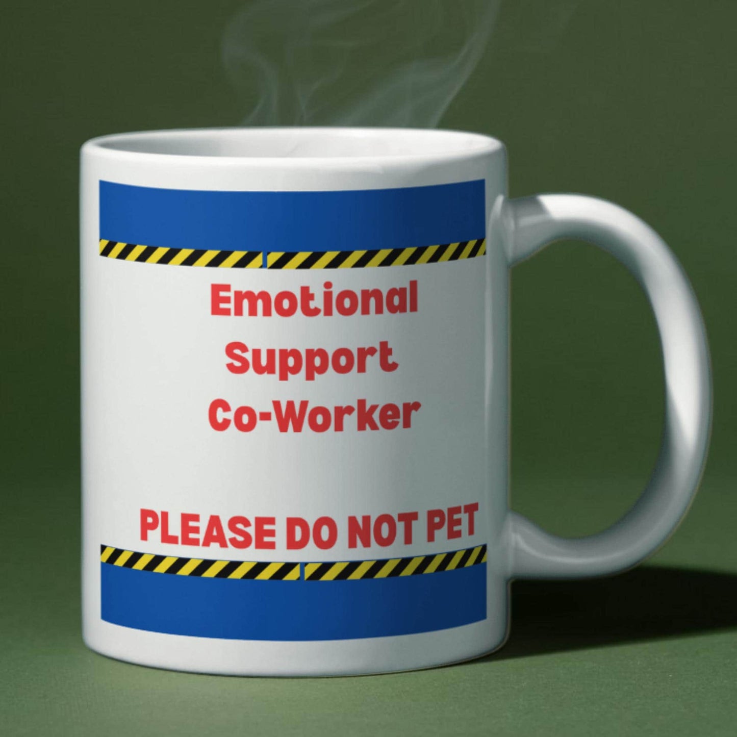 Funny Office Gift, Emotional Support Co-Worker, Secret Santa Gift Mug, Work Bestie Gift, Work Wife Gift, Work Mug for Office Bestie