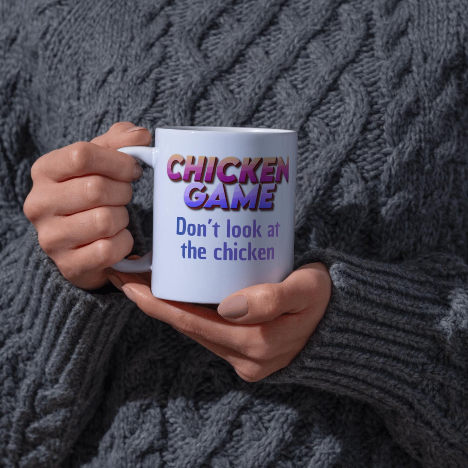 Funny Chicken Game Mug, Mug for Brother, Christmas Gift idea, Cheap Secret Santa Gift, Novelty Mug, Funny Mug, Chicken Mug