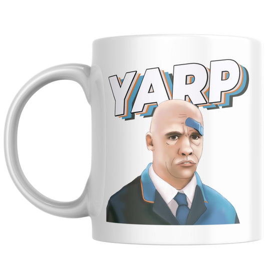 Hot Fuzz Yarp Mug, Cornetto trilogy, Hot Fuzz Gift, Movie Buff Gift, Funny Movie Mug, Yarp or Narp, Lurch Mug, The Greater Good