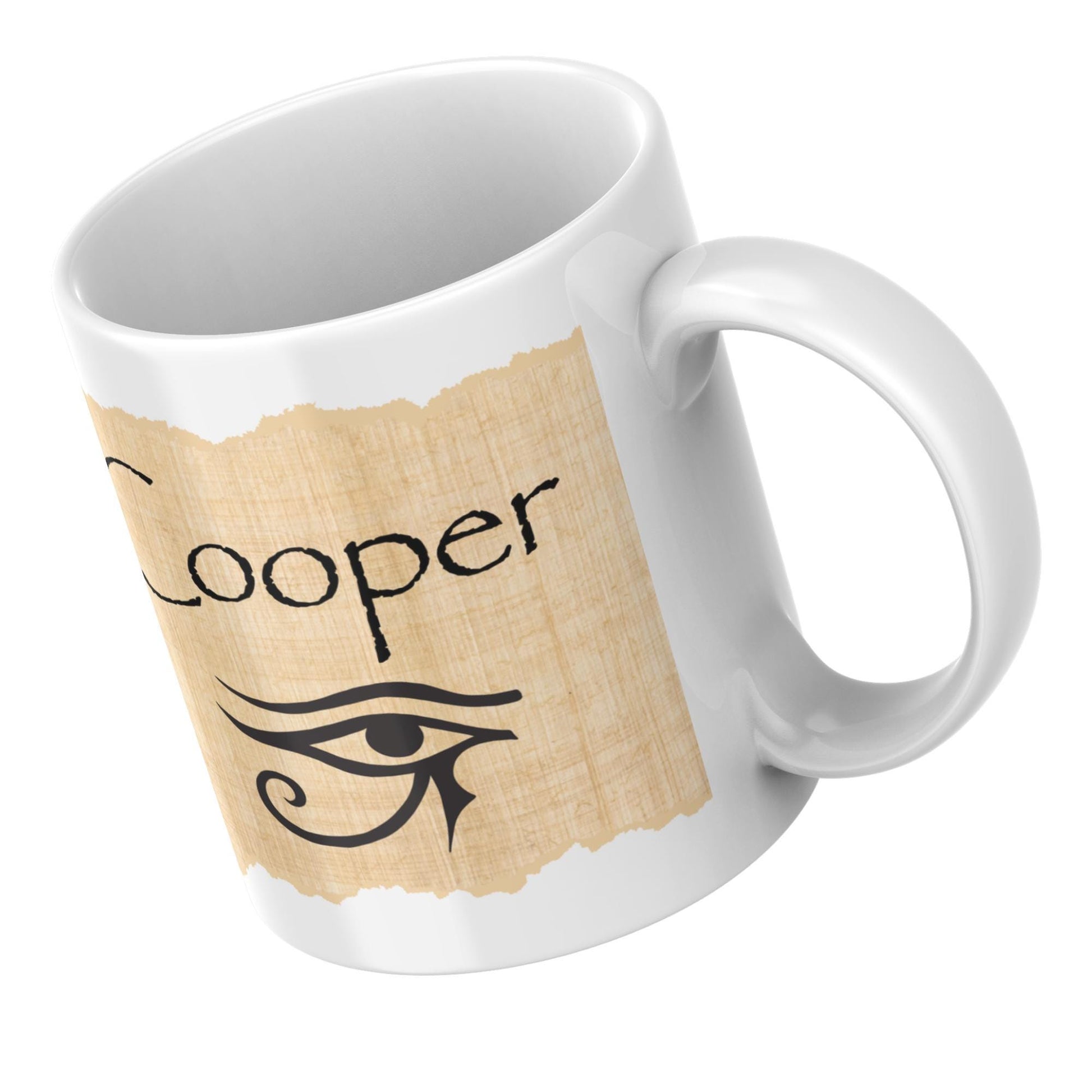 Personalised Ancient Egypt Mug, Name Mug, Archaeology, History Mug, Mug for Egyptologist, Mug for Archaeologist, Ankh Mug, Scarab Mug