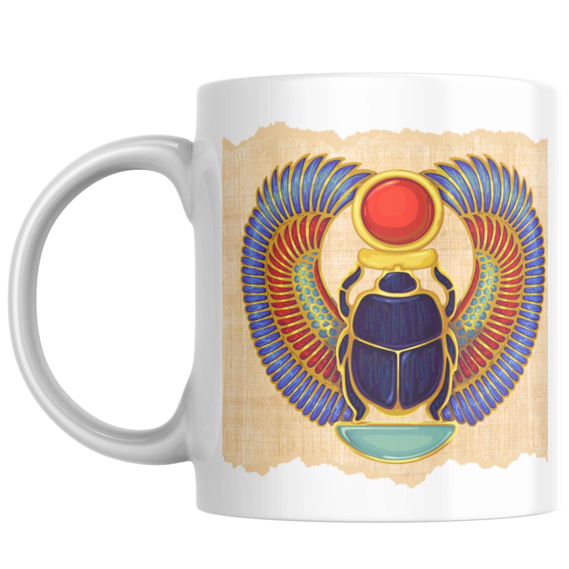 Personalised Ancient Egypt Mug, Name Mug, Archaeology, History Mug, Mug for Egyptologist, Mug for Archaeologist, Ankh Mug, Scarab Mug