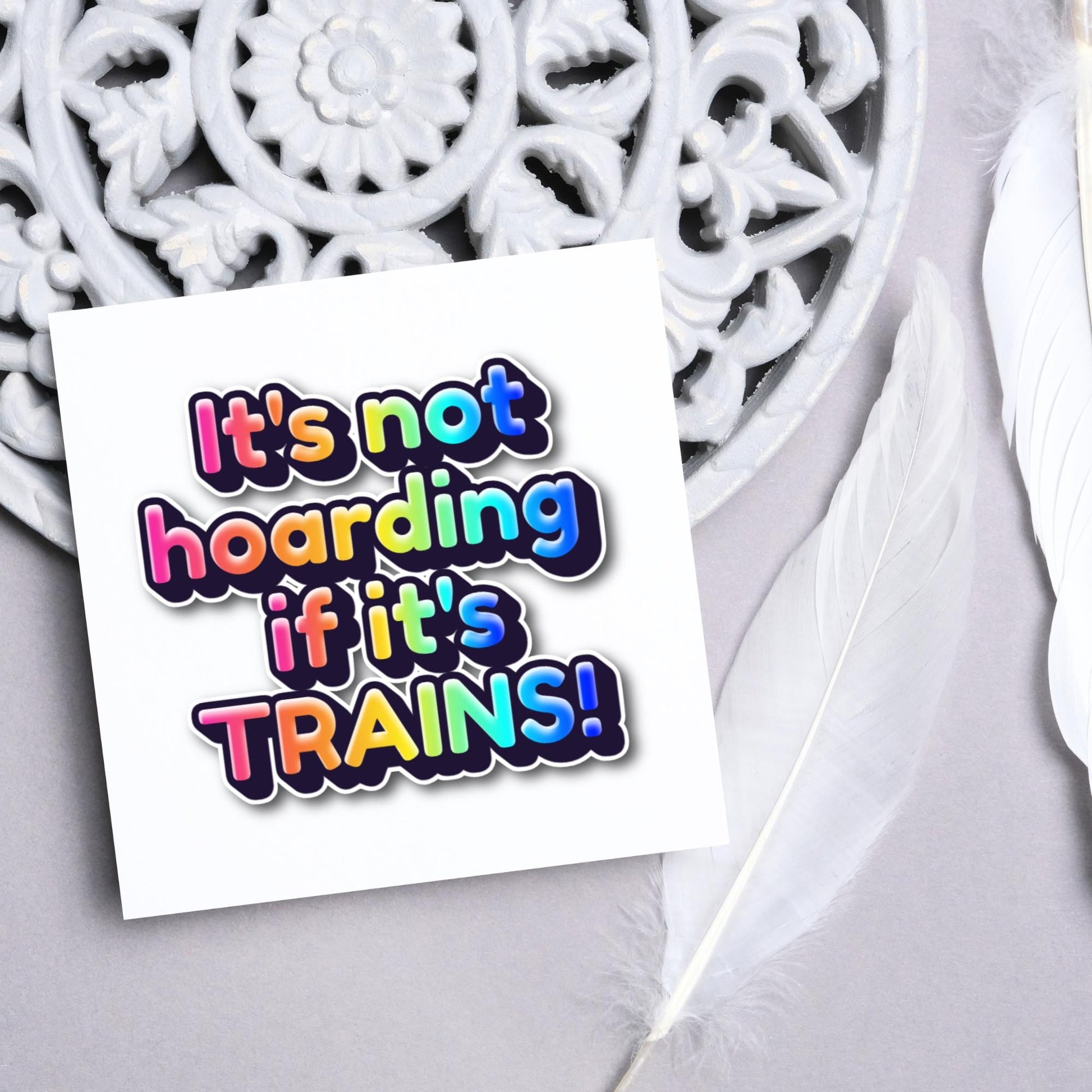 Card for Collectors, Hoarder Card, Custom Hobby Card, Birthday Card, Card for Crafter, Card For Musician, Card for Photographer