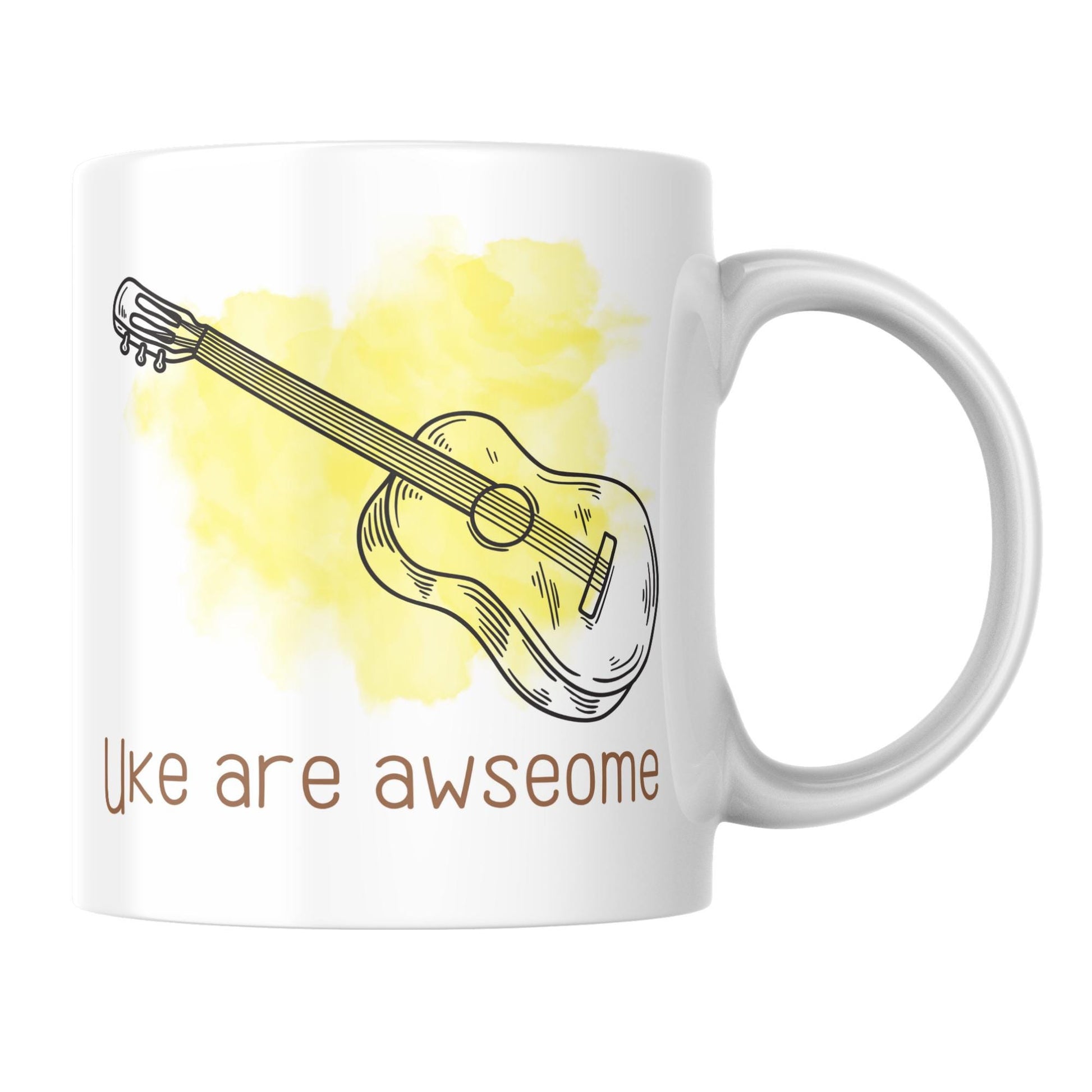 Ukulele Mug, Mug for Musician, Band Mug, Music Mug, Gift for Musician, Band Mug, Ukulele Player Gift Mug, Uke Mug