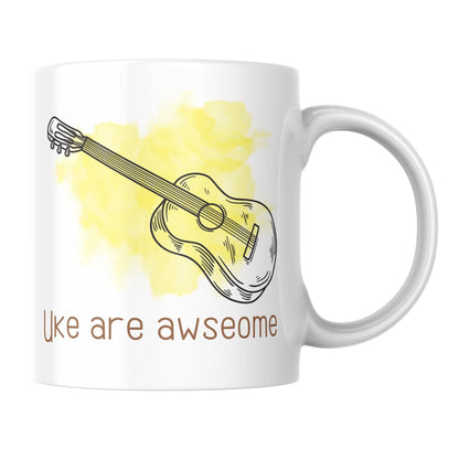 Ukulele Mug, Mug for Musician, Band Mug, Music Mug, Gift for Musician, Band Mug, Ukulele Player Gift Mug, Uke Mug