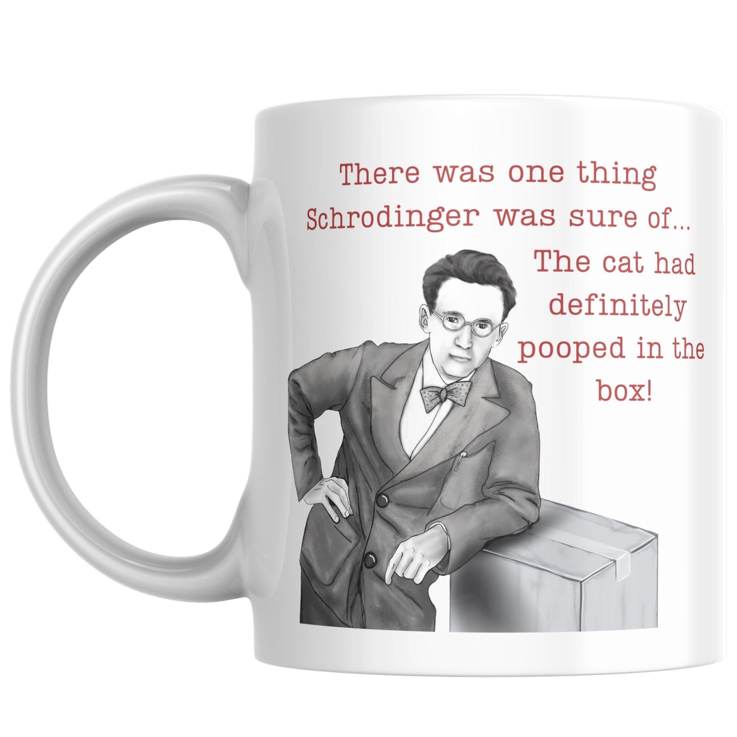 Philosophy Joke Mug, Schrodinger Fun gift for Philosophy Student, Schrodingers Cat Mug, Pun Mug, Gift for Philosophy Teacher