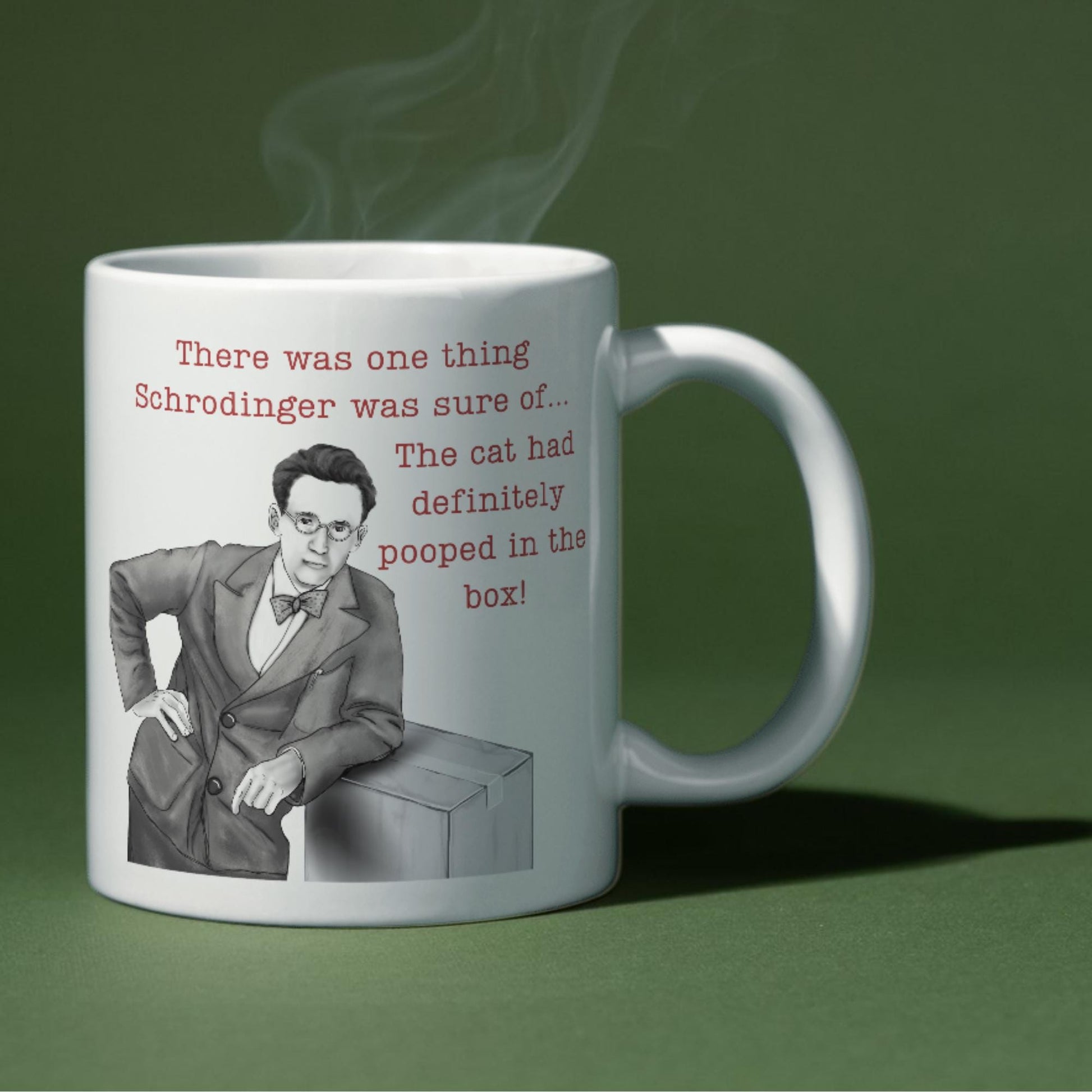 Philosophy Joke Mug, Schrodinger Fun gift for Philosophy Student, Schrodingers Cat Mug, Pun Mug, Gift for Philosophy Teacher