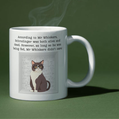 Philosophy Joke Mug, Schrodinger Fun gift for Philosophy Student, Schrodingers Cat Mug, Pun Mug, Gift for Philosophy Teacher