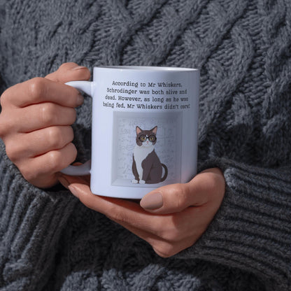 Philosophy Joke Mug, Schrodinger Fun gift for Philosophy Student, Schrodingers Cat Mug, Pun Mug, Gift for Philosophy Teacher