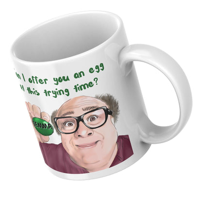 Personalised It's Always Sunny In Philadelphia Mug, Frank Mug, Cult TV Mug, Great Gift Mug For Always Sunny Fans, Egg Mug, Danny Devito Mug