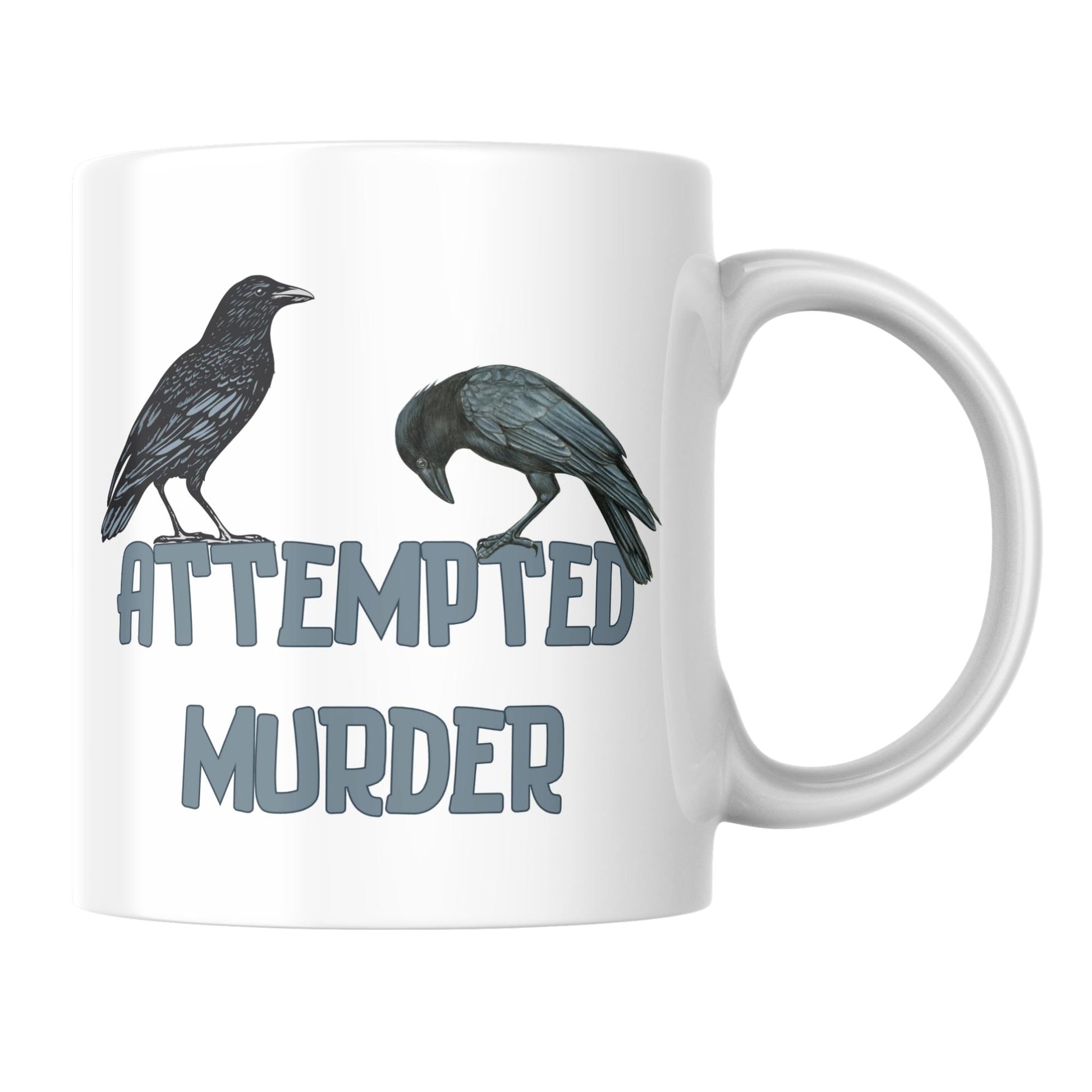 Crow Mug, Murder on the Dancefloor, Corvid Mug, Funny Crow Lover Gift, Ornithologist Gift, Bird Watcher Gift Mug