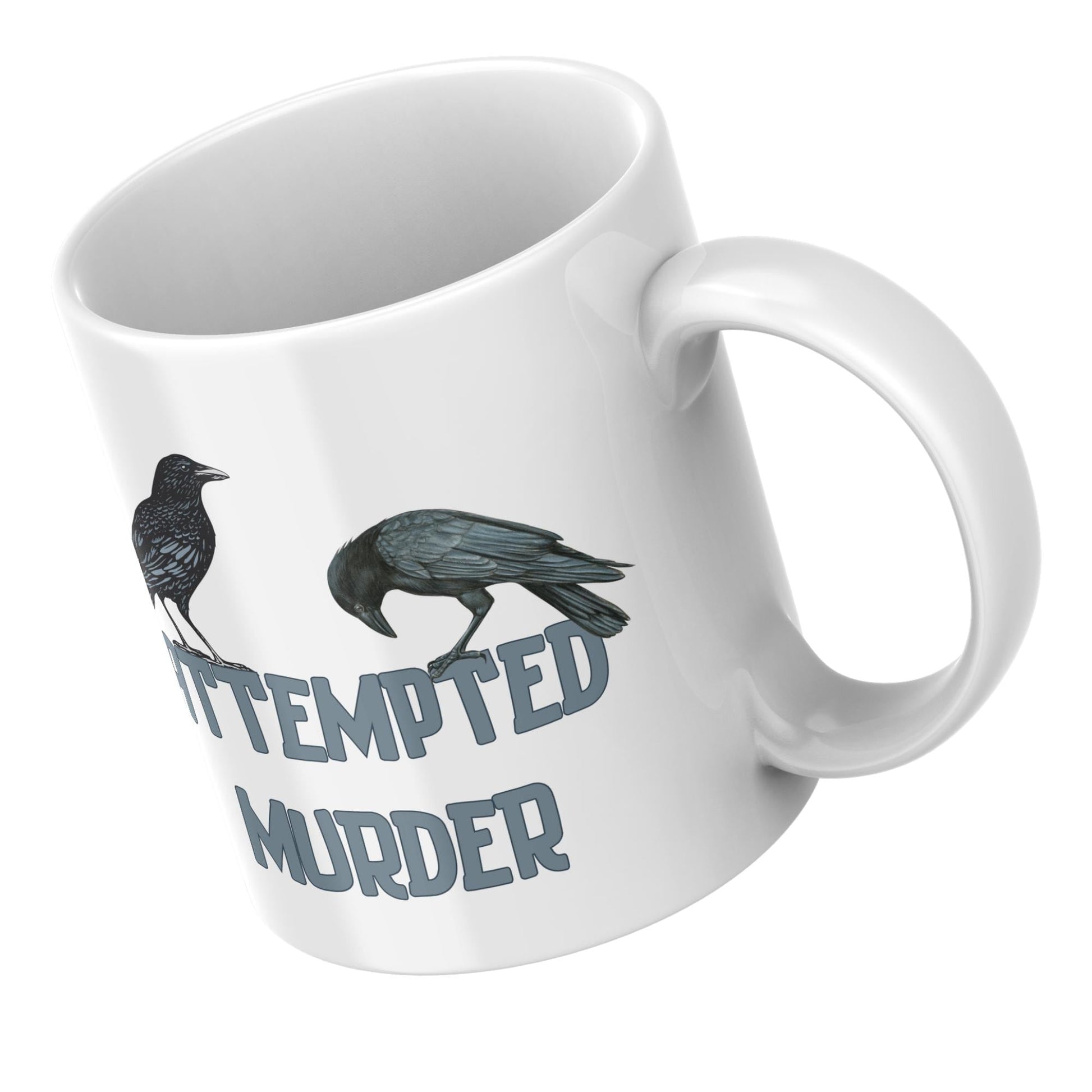 Crow Mug, Murder on the Dancefloor, Corvid Mug, Funny Crow Lover Gift, Ornithologist Gift, Bird Watcher Gift Mug