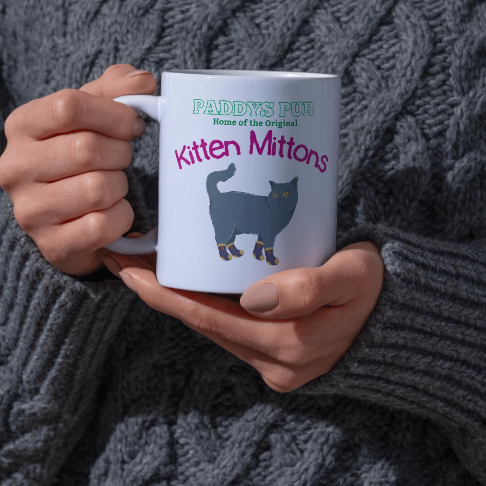 It's Always Sunny In Philadelphia Mug, Kitten Mittens Mug, Cult TV Mug, Great Gift Mug For Always Sunny Fans, Paddys Pub, Charlie Mug