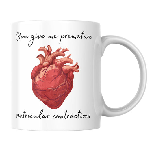 Cute Mug for Doctors, Mug for Cardiologist, Anniversary Present for Cardiologist, Doctors Love Mug