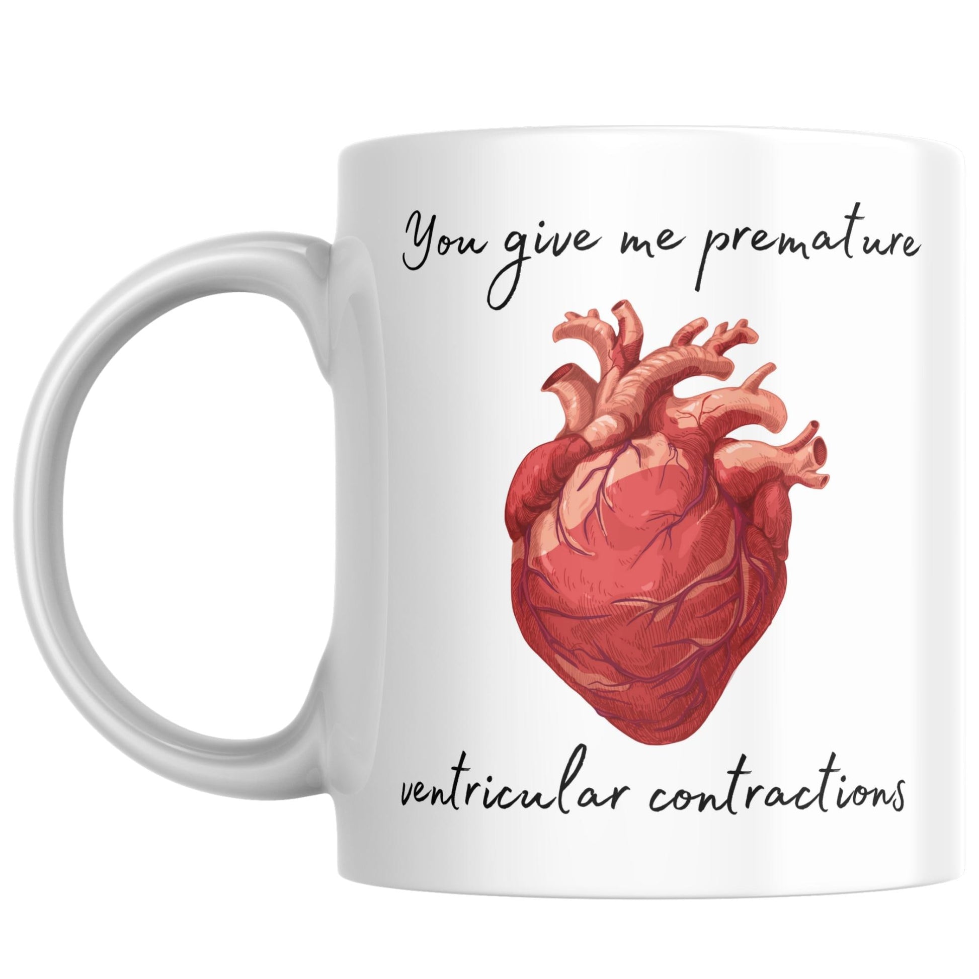 Cute Mug for Doctors, Mug for Cardiologist, Anniversary Present for Cardiologist, Doctors Love Mug