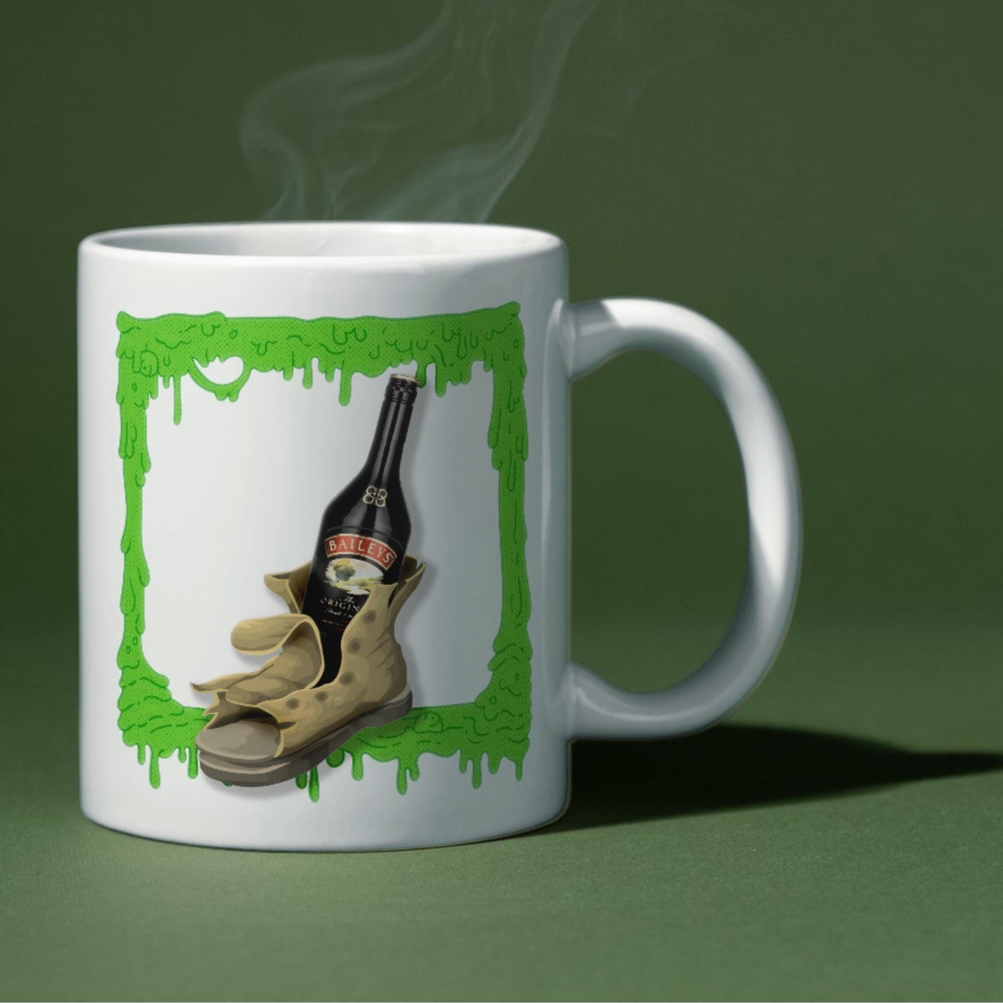 Mighty Boosh Mug, Old Gregg Mug, Baileys From a Shoe, Noel Fielding Mug, Birthday Mug Mighty Boosh Anniversary Mug, The Mighty Boosh