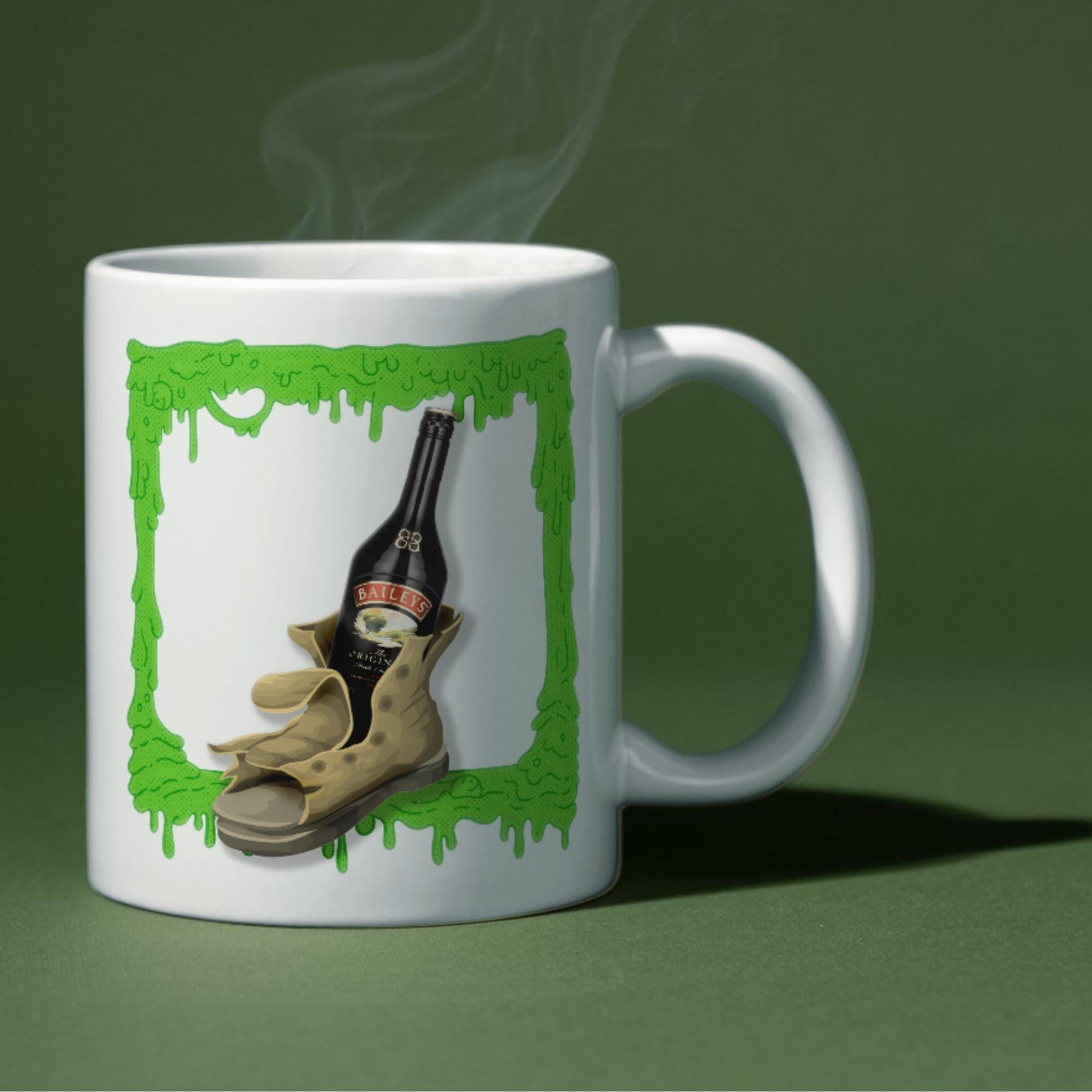 Mighty Boosh Mug, Old Gregg Mug, Baileys From a Shoe, Noel Fielding Mug, Birthday Mug Mighty Boosh Anniversary Mug, The Mighty Boosh