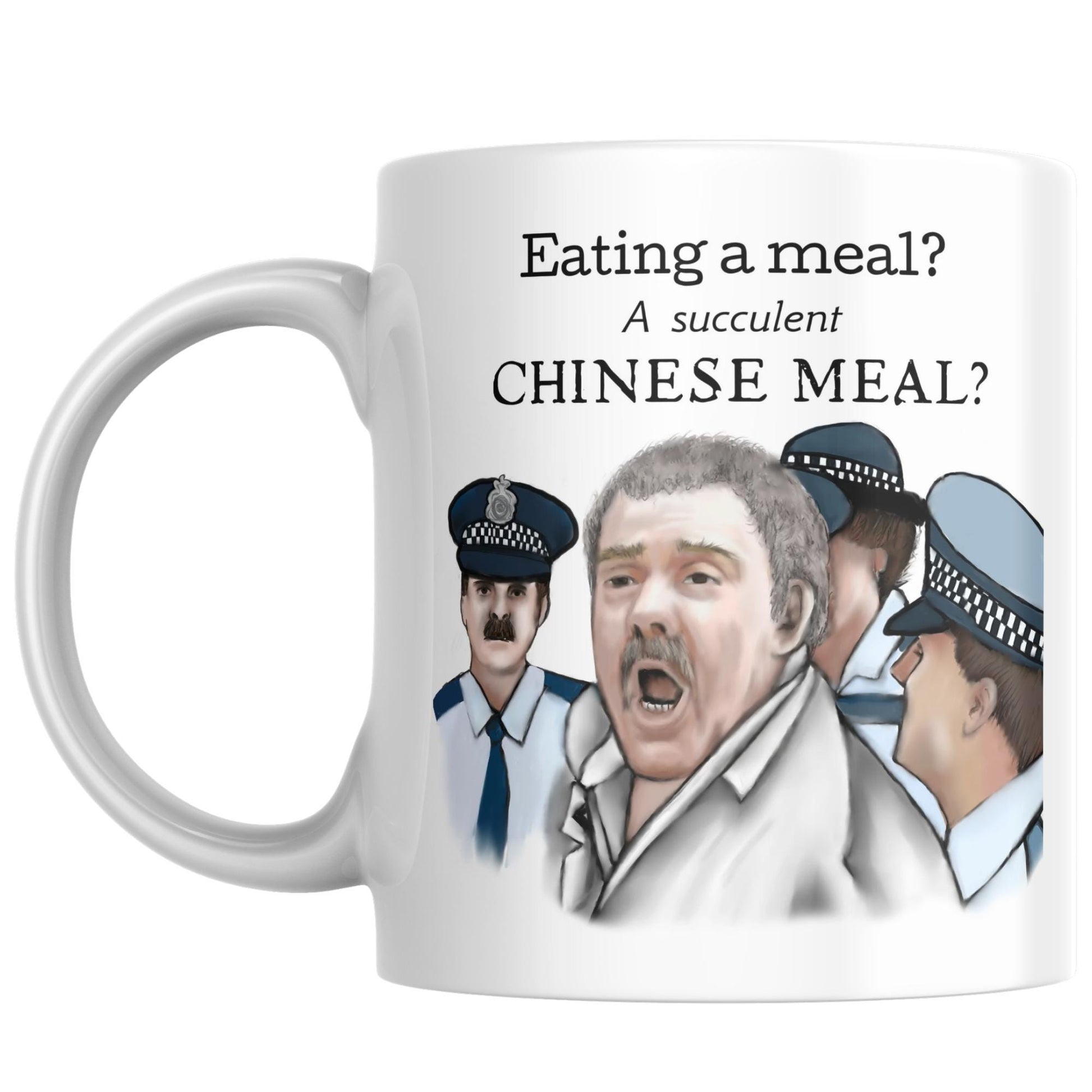 Democracy Manifest Mug, Succulent Chinese Meal Mug, Charles Dozsa, Meme Mug, Funny Birthday Gift, Gift for Him, Gift for Her