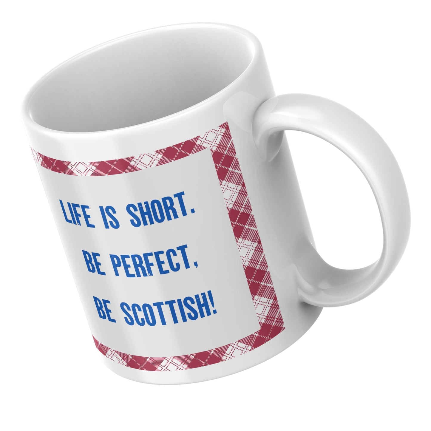 Scottish Mug, Great Gift Mug for Scott, Tartan Mug, Secret Santa gift for Scottish Person, Scotland Mug, Proud to be Scottish