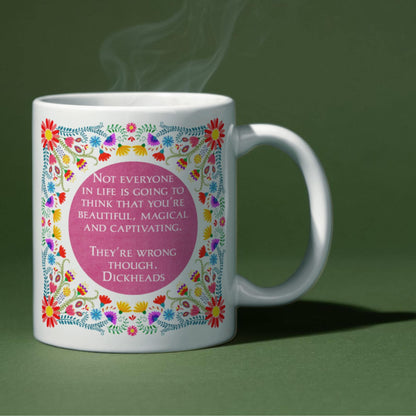 Funny Affirmation Mug, Mug for Friend, Great Gift, Present for Sister, Best Friend Mug, Rude Mug, Flower Mug, Christmas Gift, Sectret Santa