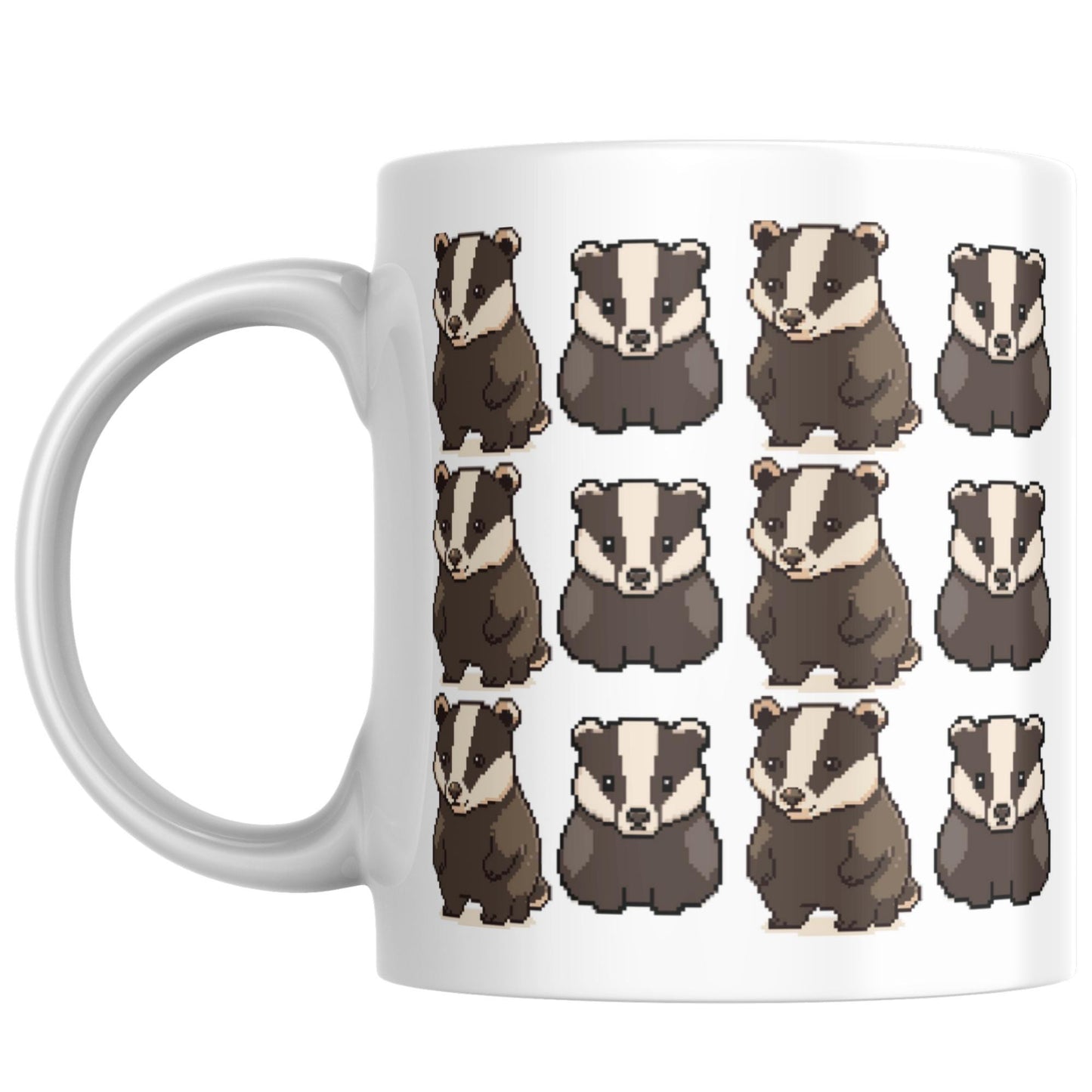Meme Mug, Retro Badger Badger Mushroom, Albino Blacksheep, Viral Video Mug, Mr Weebl, Secret Santa Gift for Computer Nerd
