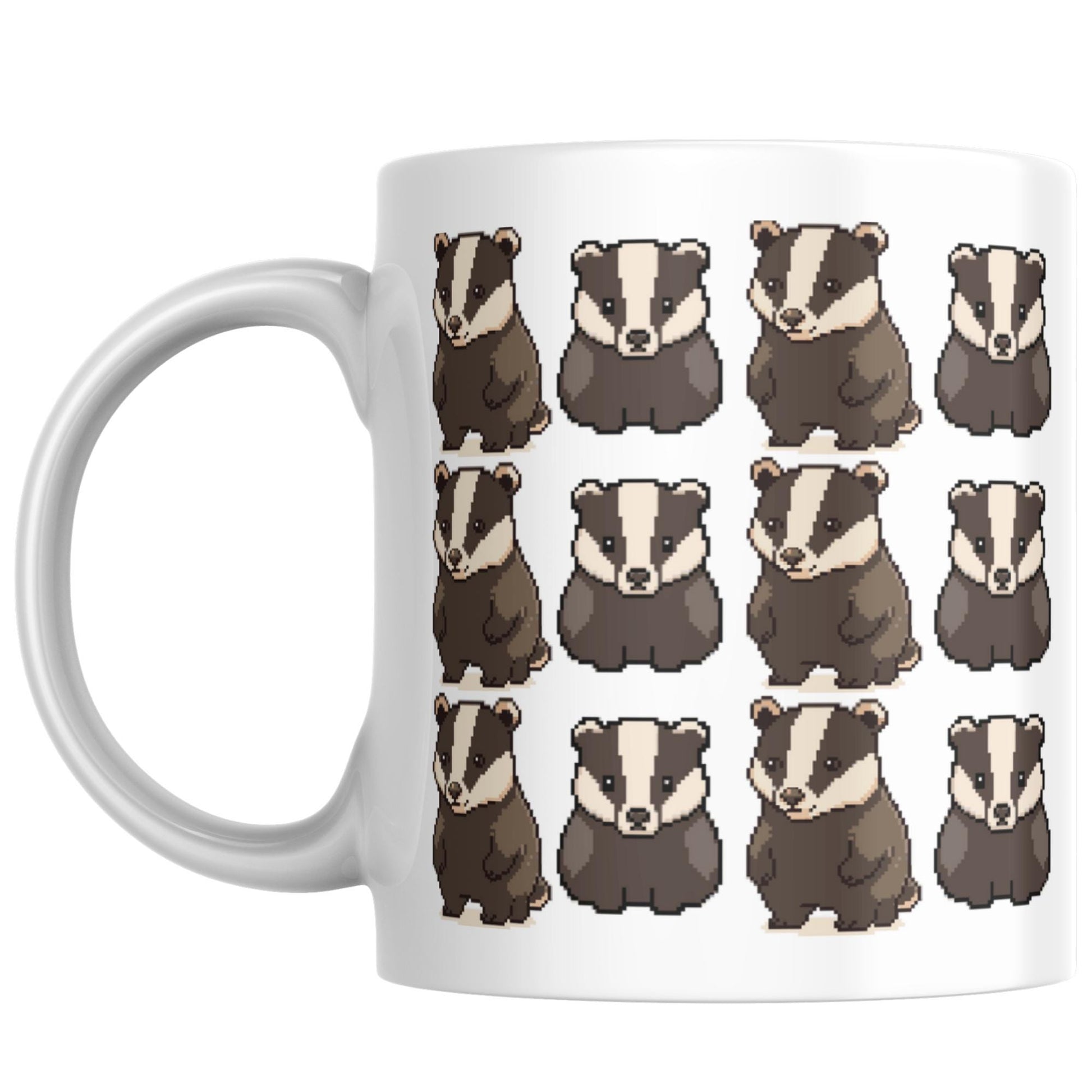 Meme Mug, Retro Badger Badger Mushroom, Albino Blacksheep, Viral Video Mug, Mr Weebl, Secret Santa Gift for Computer Nerd