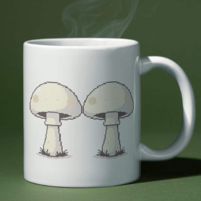 Meme Mug, Retro Badger Badger Mushroom, Albino Blacksheep, Viral Video Mug, Mr Weebl, Secret Santa Gift for Computer Nerd