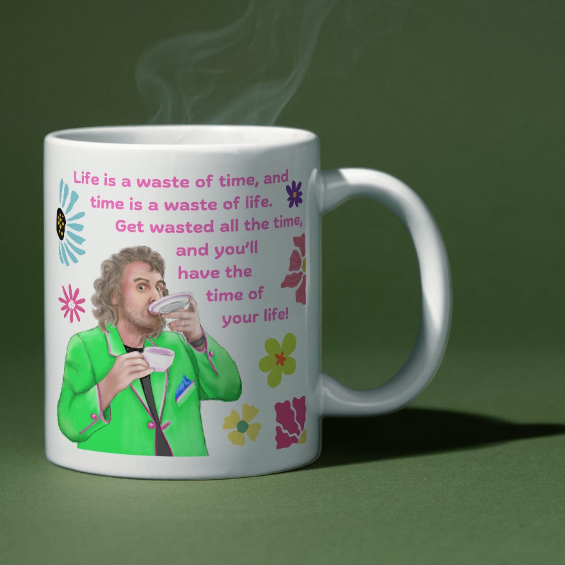Billy Connolly Inspired Mug, The Big Yin, Great Gift Mug, Funny Comedy Mug, Birthday Gift, Secret Santa, Stand Up Comedy, Funny Coffee Mug