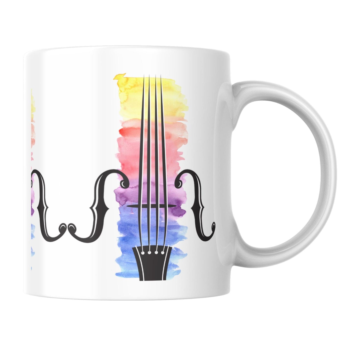 Violin Mug, Mug for Musician, Band Mug, Musical Mug, Music Mug, Gift for Musician, Band Mug, Violinist Gift Mug, Classical Orchestra Gift