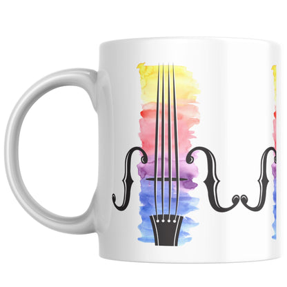 Violin Mug, Mug for Musician, Band Mug, Musical Mug, Music Mug, Gift for Musician, Band Mug, Violinist Gift Mug, Classical Orchestra Gift