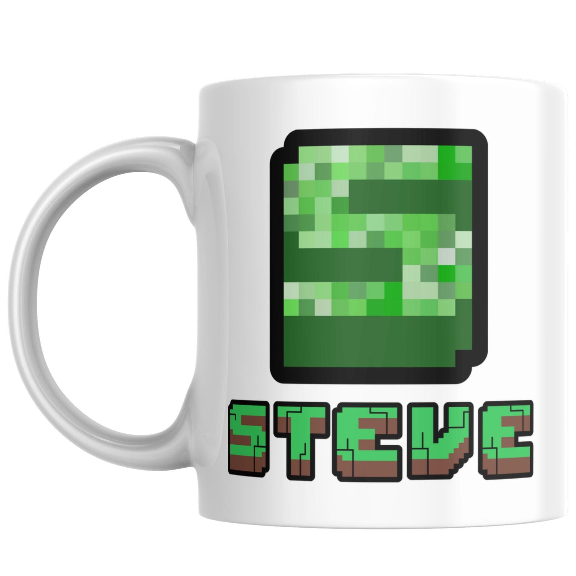 Personalised Minecraft Mug, Name Print, Customised Mug, Video Game Gift Christmas Present, Secret Santa
