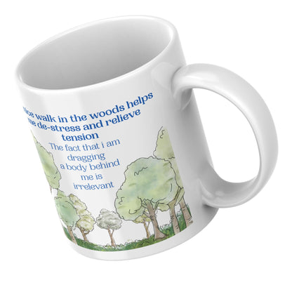 Funny Mug, Alternative mug, Serial Killer Mug, Secret Santa Gift, Relaxation Mug, Birthday Gift, Mug for Goth