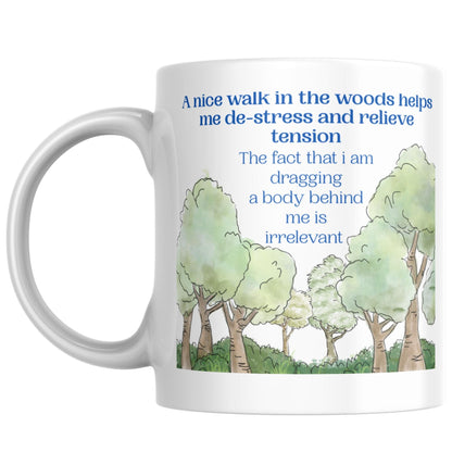 Funny Mug, Alternative mug, Serial Killer Mug, Secret Santa Gift, Relaxation Mug, Birthday Gift, Mug for Goth