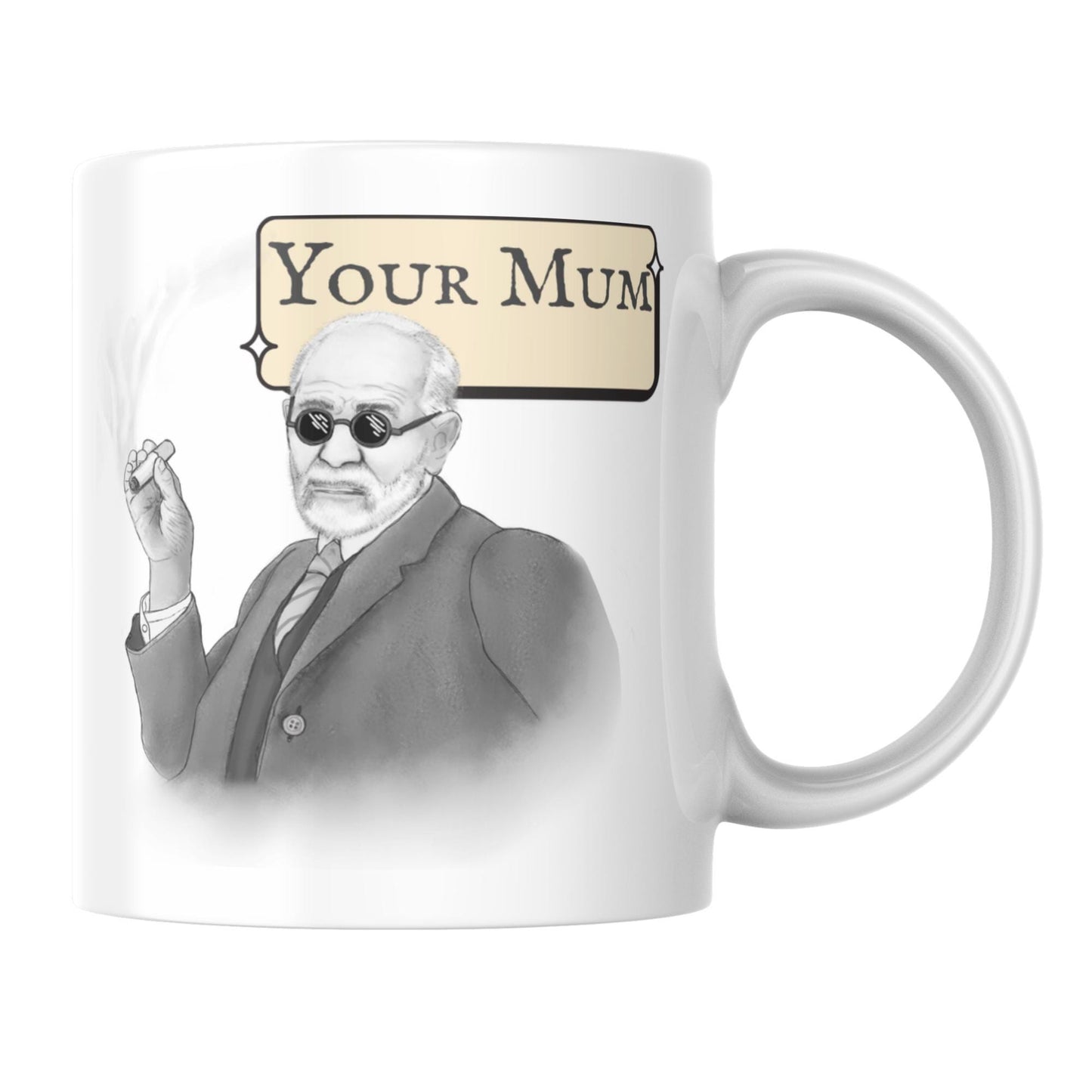 Psychology Mug, Freud Mug, Fun gift for Psychologist, Psychology Mug, Freudian, Gift for Psychology Teacher