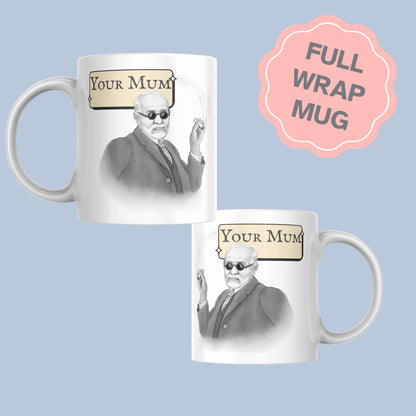 Psychology Mug, Freud Mug, Fun gift for Psychologist, Psychology Mug, Freudian, Gift for Psychology Teacher