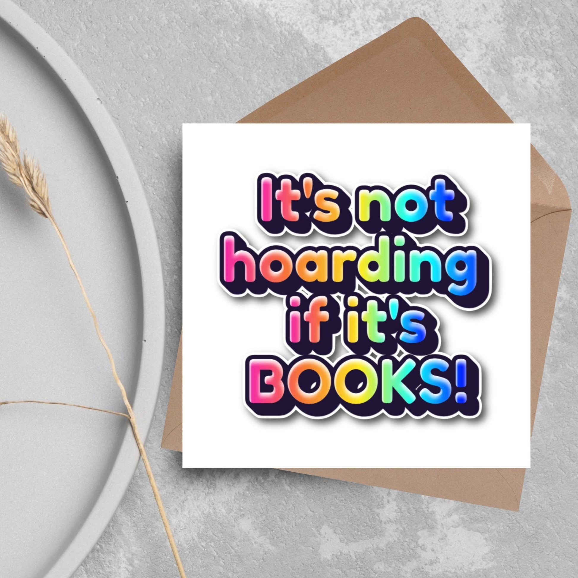 Card for Collectors, Hoarder Card, Custom Hobby Card, Birthday Card, Card for Crafter, Card For Musician, Card for Photographer