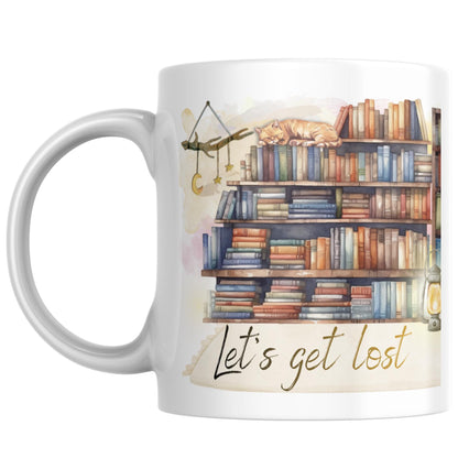 Book Reading Mug, Cosy Gift, Book Lover Mug, Just one more Chapter, Librarian Secret Santa, Christmas Present.