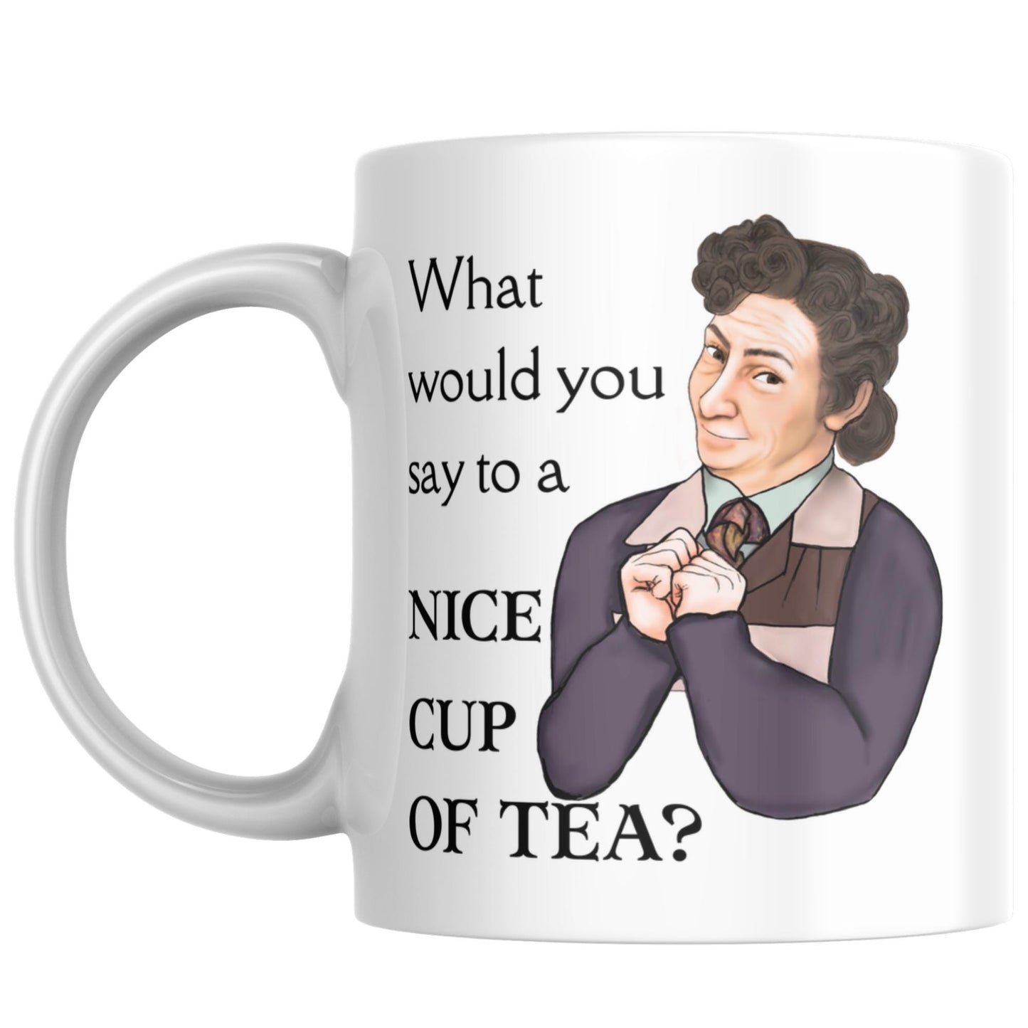 Funny Father Ted Inspired Mug, Teacup, Cup Of Tea, Father Jack, Mrs Doyle, 90's TV Gift