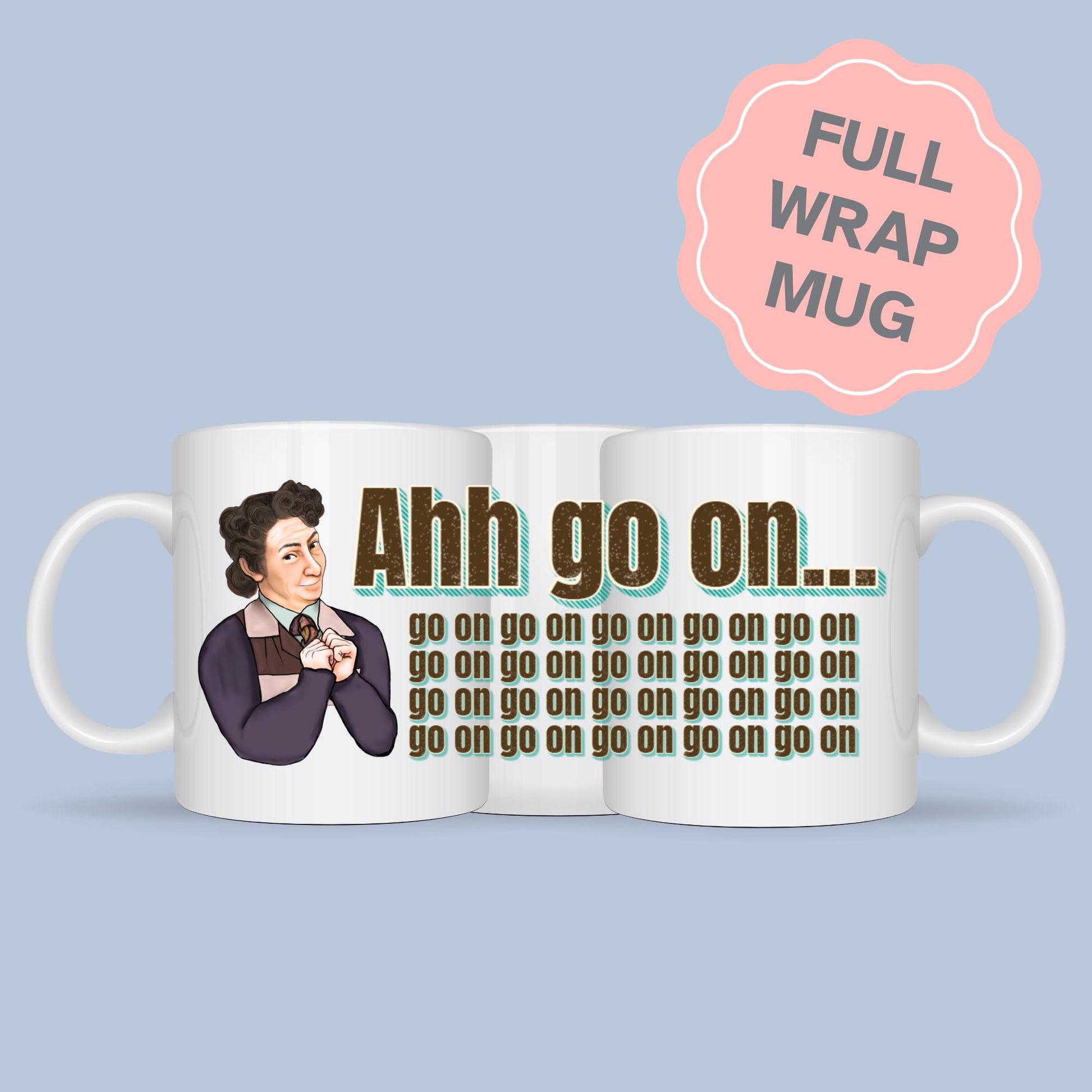 Funny Father Ted Inspired Mug, Teacup, Cup Of Tea, Mrs Doyle, 90's TV Gift
