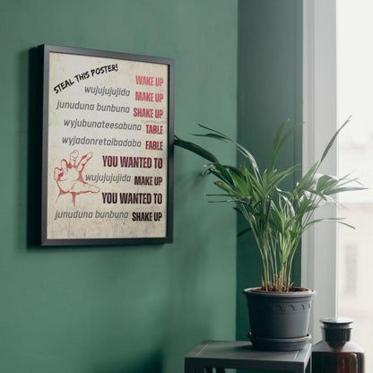 System of a Down A4 Print, High Quality Wall Art, Bar Wall Art, Chop Suey Poster SOAD