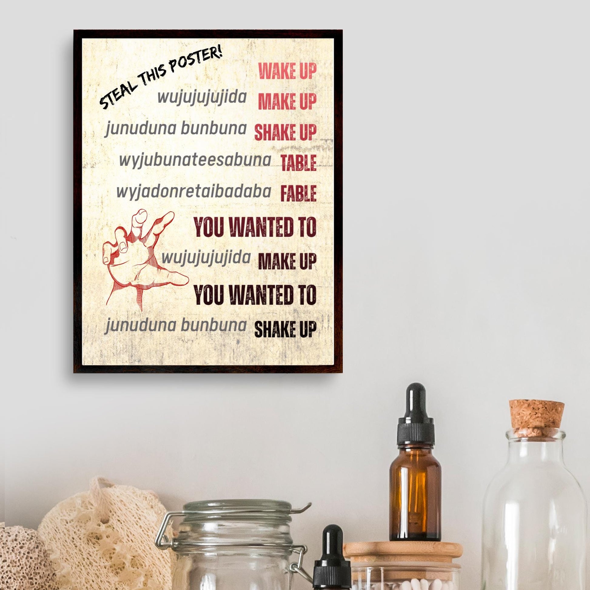 System of a Down A4 Print, High Quality Wall Art, Bar Wall Art, Chop Suey Poster SOAD