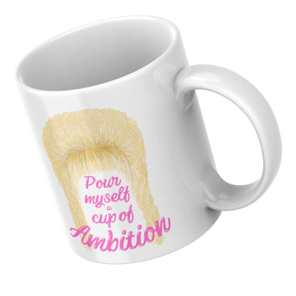 Country Music Mug, Dolly Inspired Country and Western, 9-5 Mug, Christmas Gift for Parton Fans, Pour Myself a Cup of Ambition