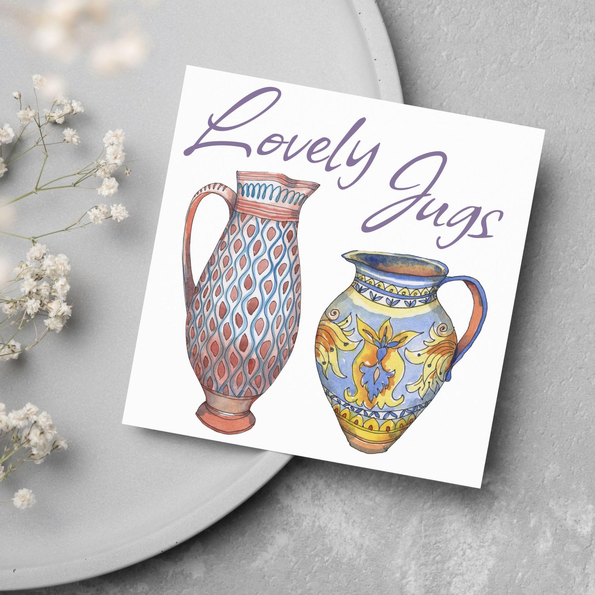 Funny Pun Birthday Card, Lovely Jugs, Card for Any Occasion, Card for Wife, Girlfriend,