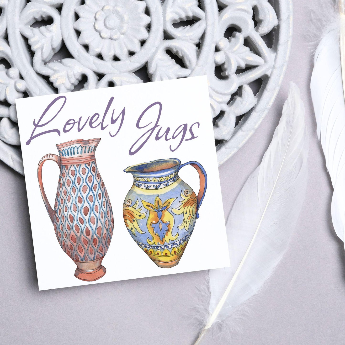 Funny Pun Birthday Card, Lovely Jugs, Card for Any Occasion, Card for Wife, Girlfriend,