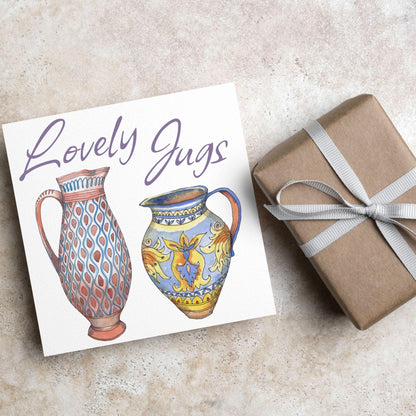 Funny Pun Birthday Card, Lovely Jugs, Card for Any Occasion, Card for Wife, Girlfriend,