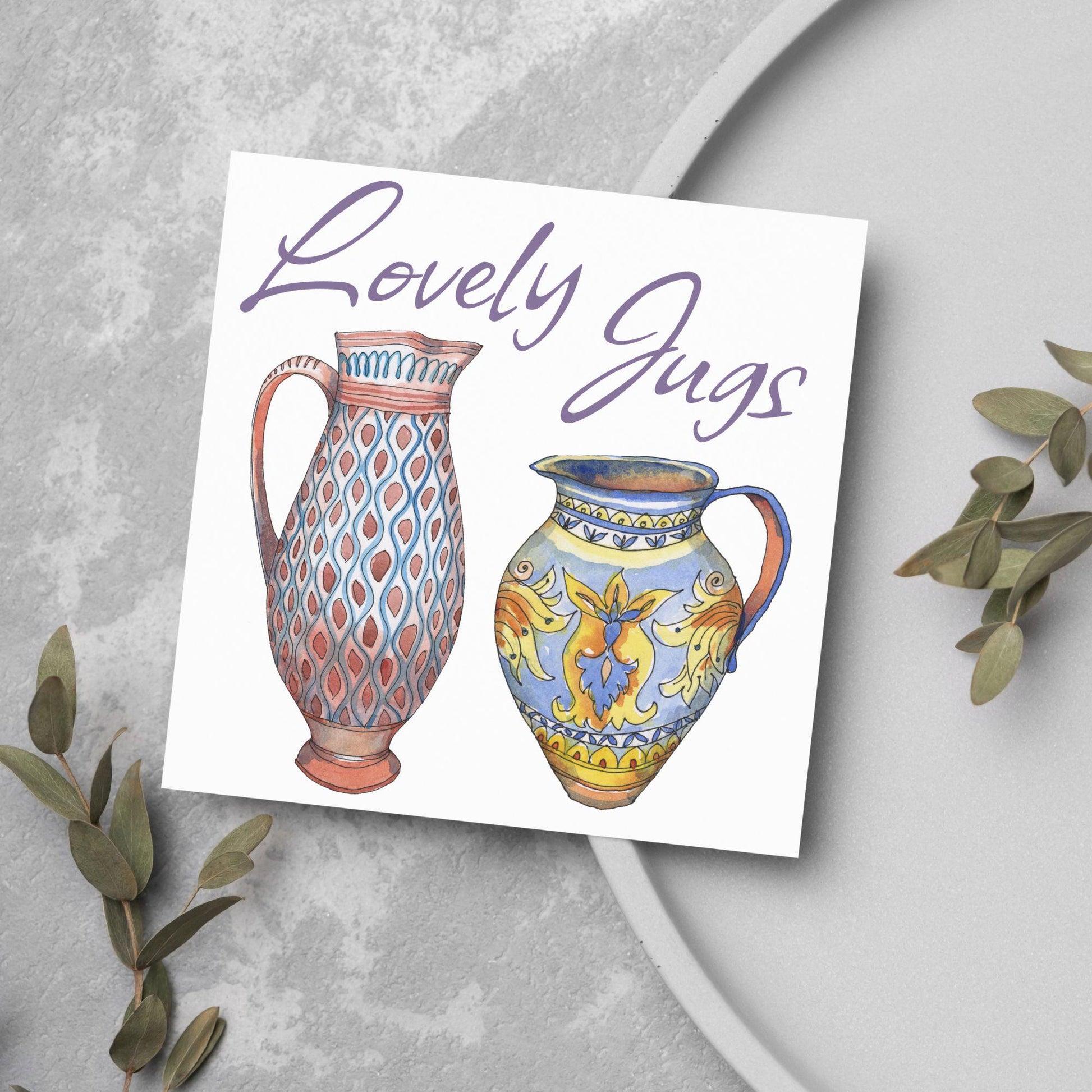 Funny Pun Birthday Card, Lovely Jugs, Card for Any Occasion, Card for Wife, Girlfriend,