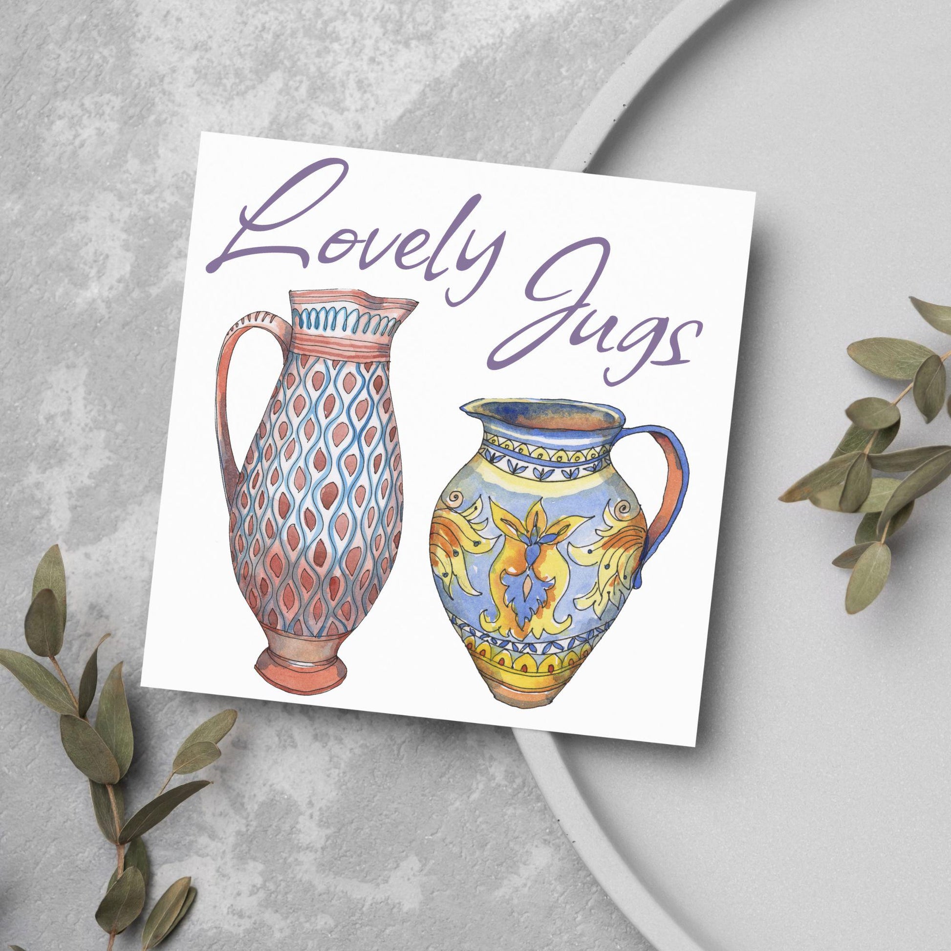 Funny Pun Birthday Card, Lovely Jugs, Card for Any Occasion, Card for Wife, Girlfriend,