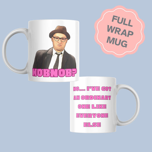 Bottom Mug, Cult TV Mug, Great Gift Mug For Bottom Fans, Hobnob, Secret Santa