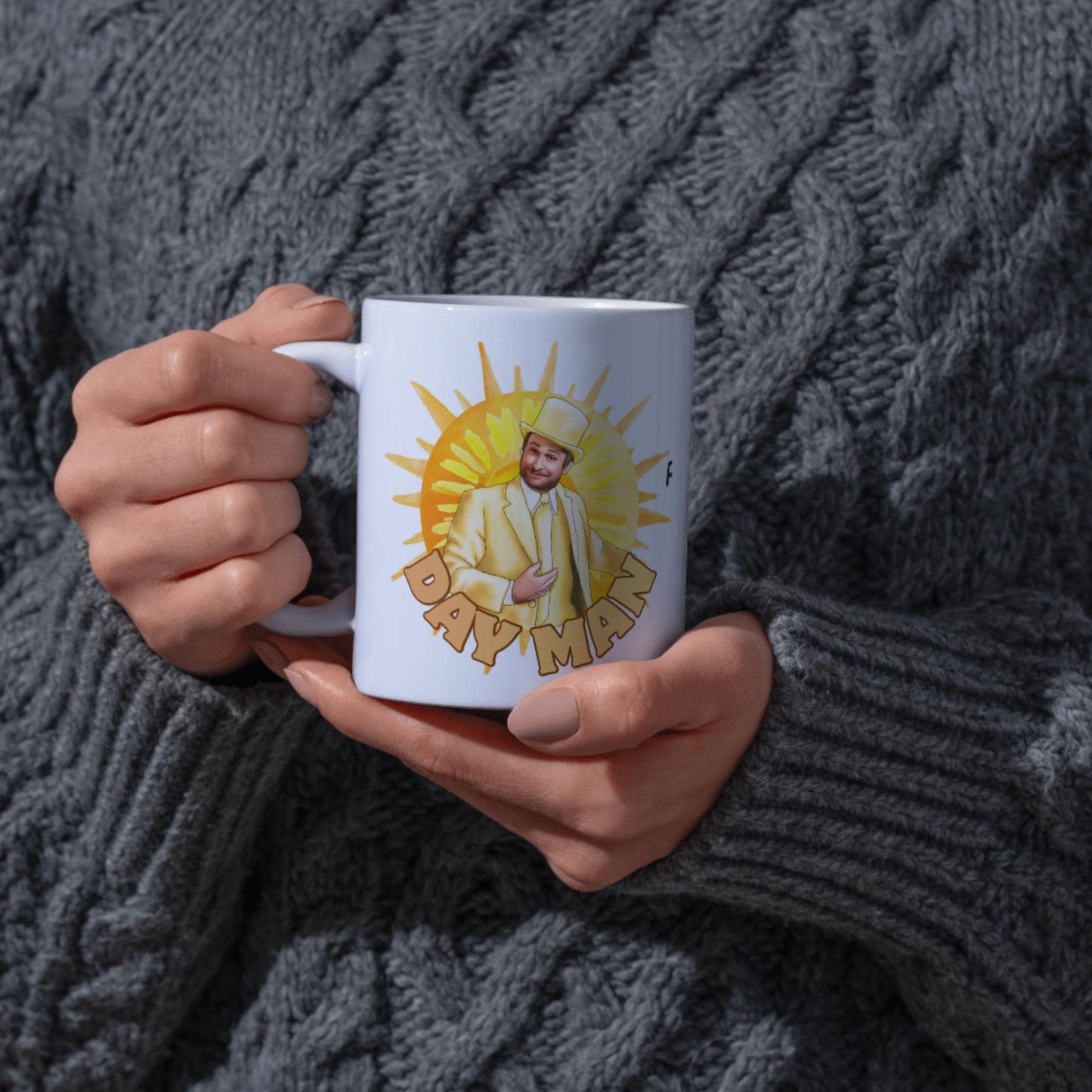 It's Always Sunny In Philadelphia Mug, Day Man, Fighter of the Nightman, The Nightman Cometh Cult TV Mug, Great Gift For Always Sunny Fans