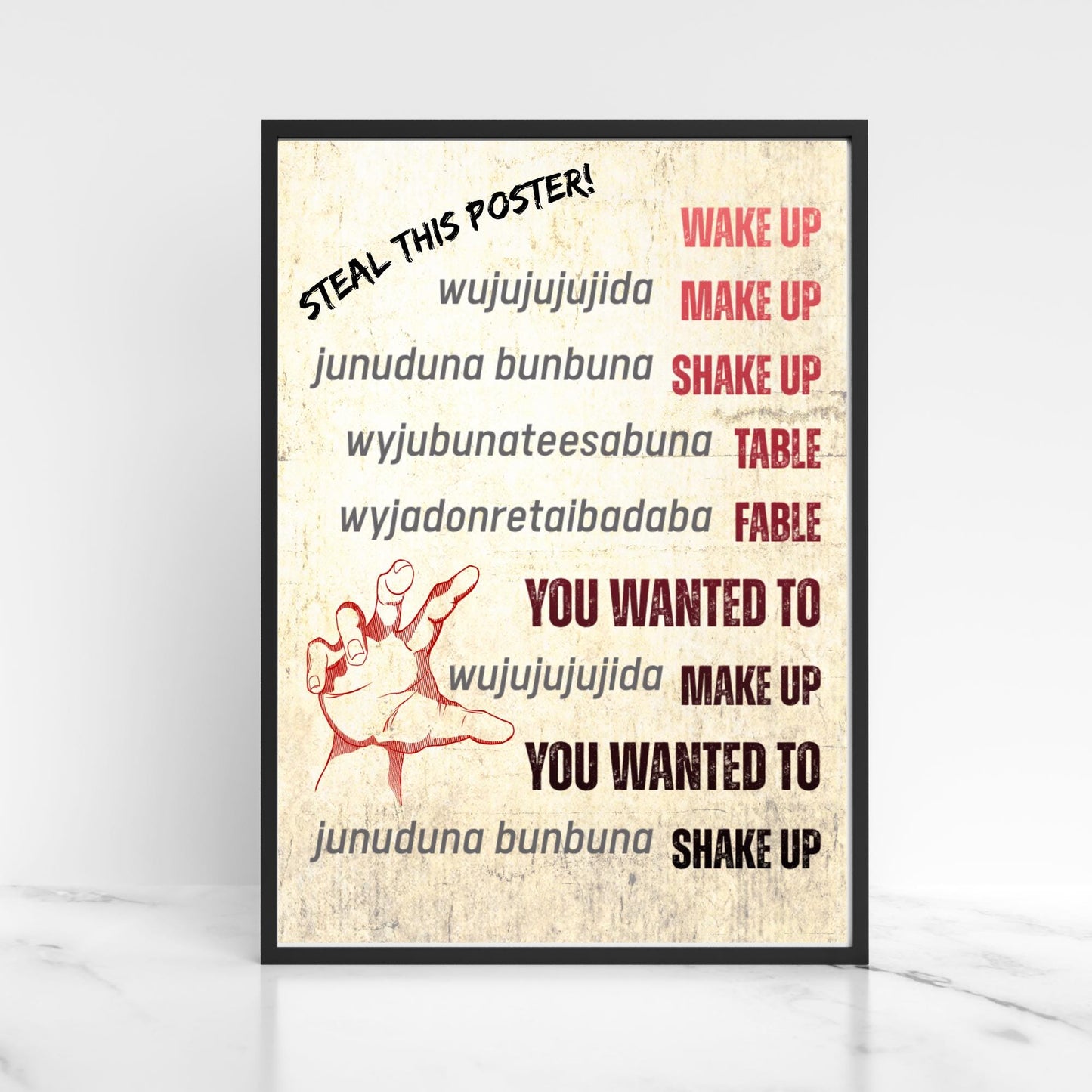 System of a Down A4 Print, High Quality Wall Art, Bar Wall Art, Chop Suey Poster SOAD